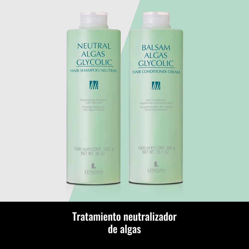 Lendan Glycolic Balm on brushed hair, reveals soft and flexible movement.