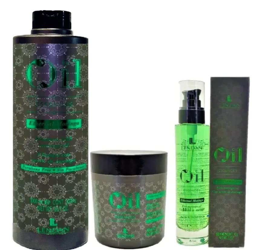 Lendan Moringa Shampoo 1L bottle delivers a refreshing cleanse for all hair types.