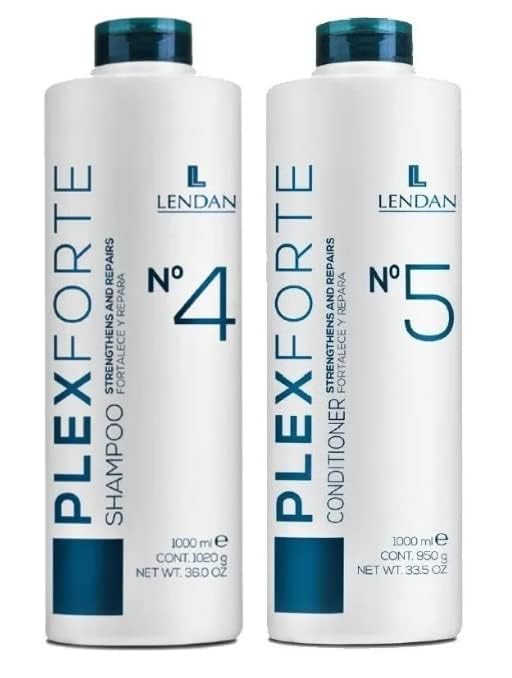Lendan Plex Forte No.5 Conditioner bottle, restoring brightness without weighing hair