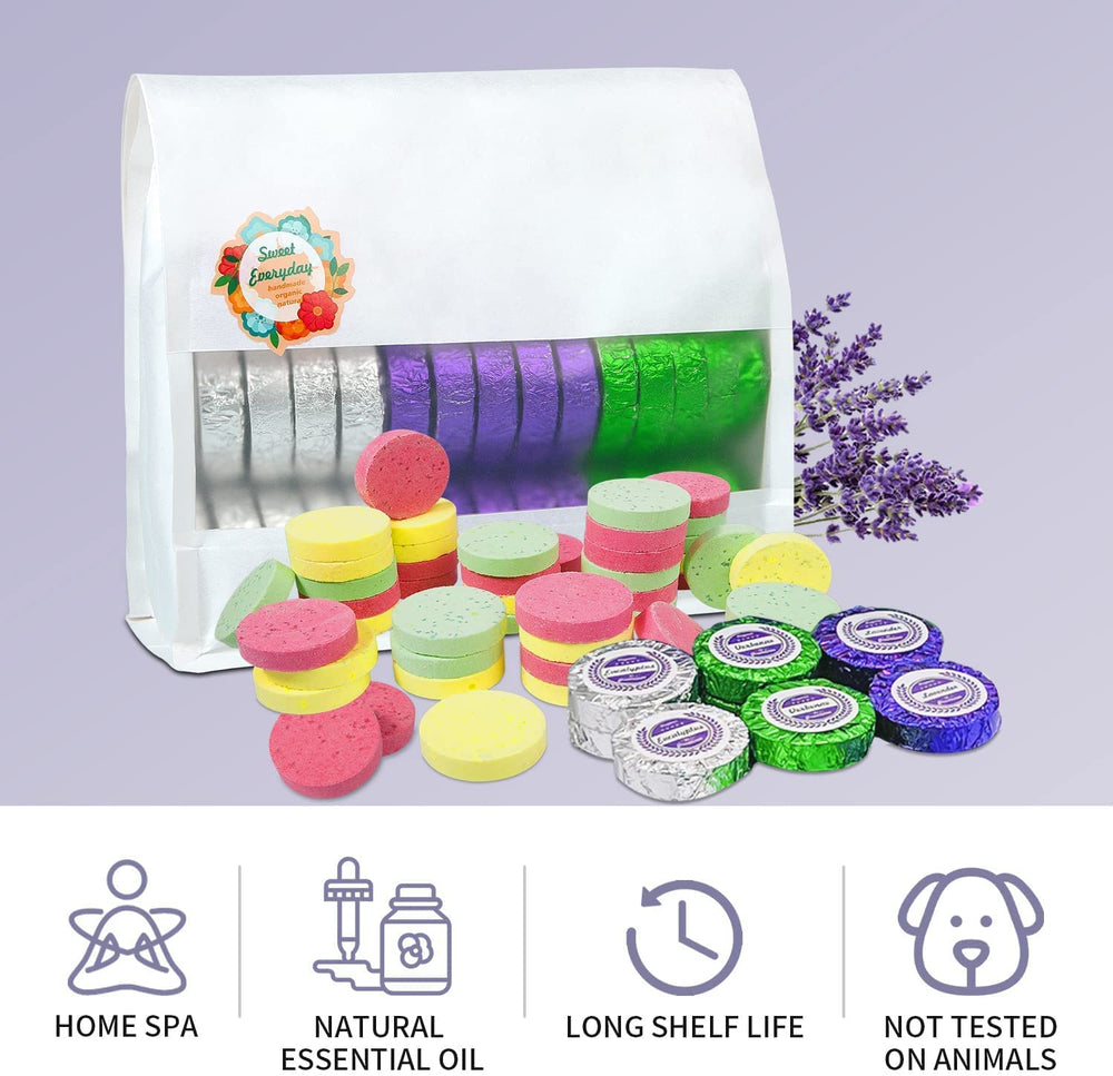 leoce steamers in shower create a comforting aromatherapy moment