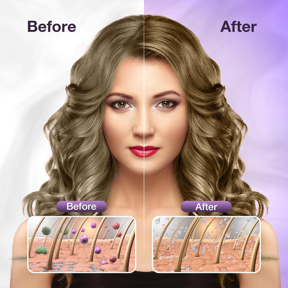 Leorx 3-in-1 dye application demonstrates even color distribution.