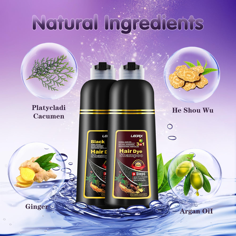 Leorx hair dye lather delivers even coverage for salon-like results.