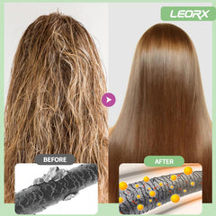 Leorx natural ingredients herbal shampoo features wild ginseng and olive oil.