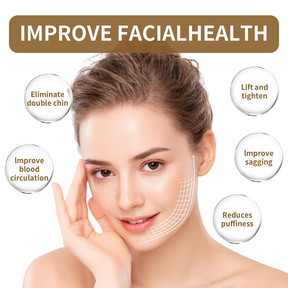 LEPIAOPIAO chin jaw contour use helps reduce puffiness during routine.