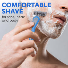 Leriton lubricant strip with vitamin E reduces irritation and improves glide.