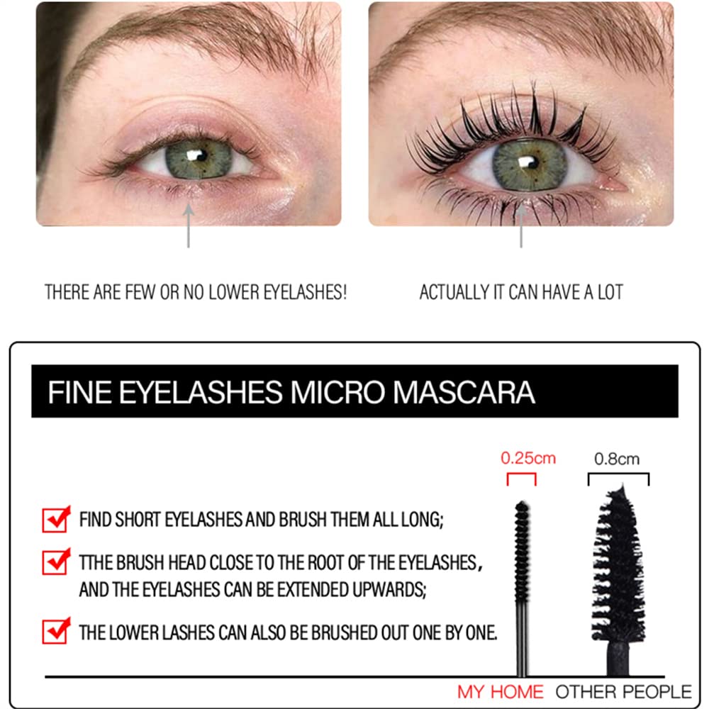 LESITI small-wand mascara reaches tiny lashes for full, even length.