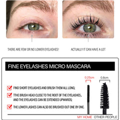 LESITI small-wand mascara reaches tiny lashes for full, even length.