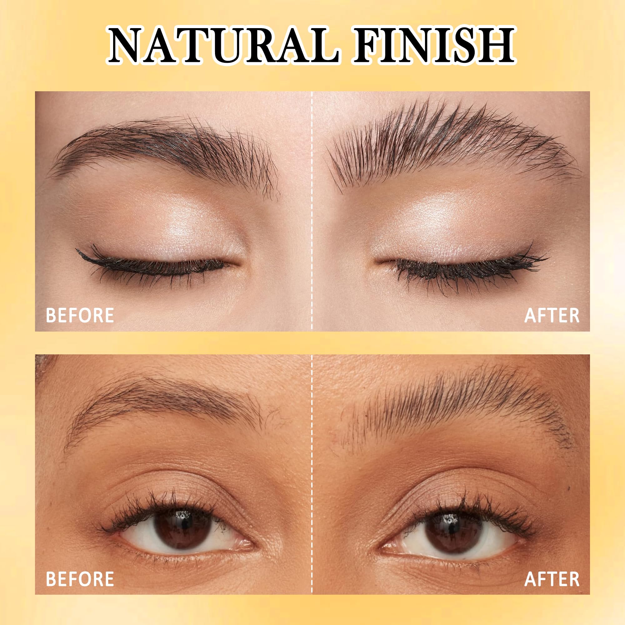 Lestpola brow gel precision brush large tip for easy brow shaping