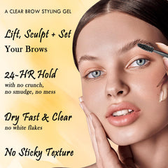 Lestpola brow gel precision brush small tip for precise control