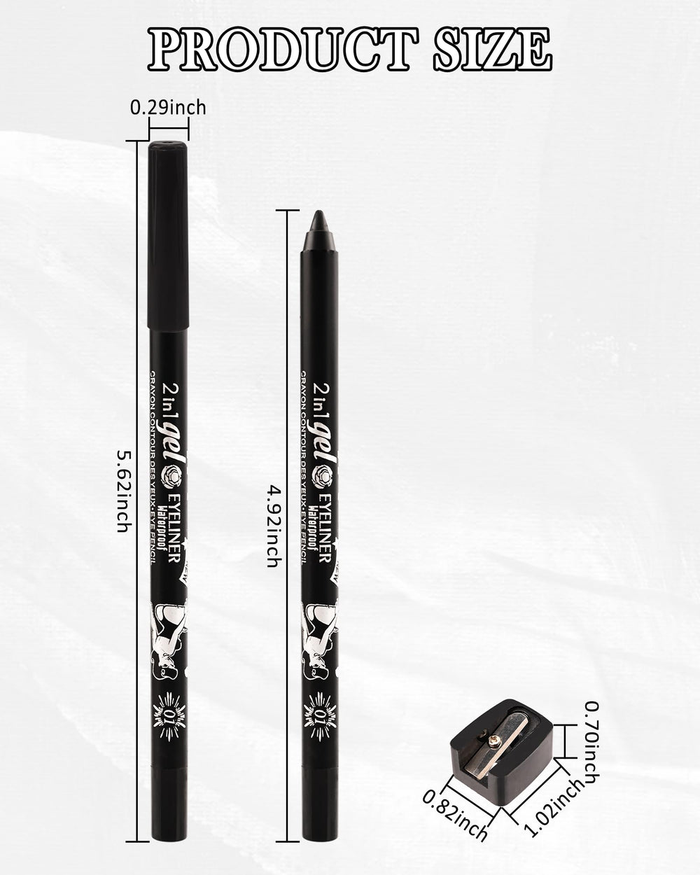 Lestpola Gift-Ready Eyeliner with sharpener for easy gifting