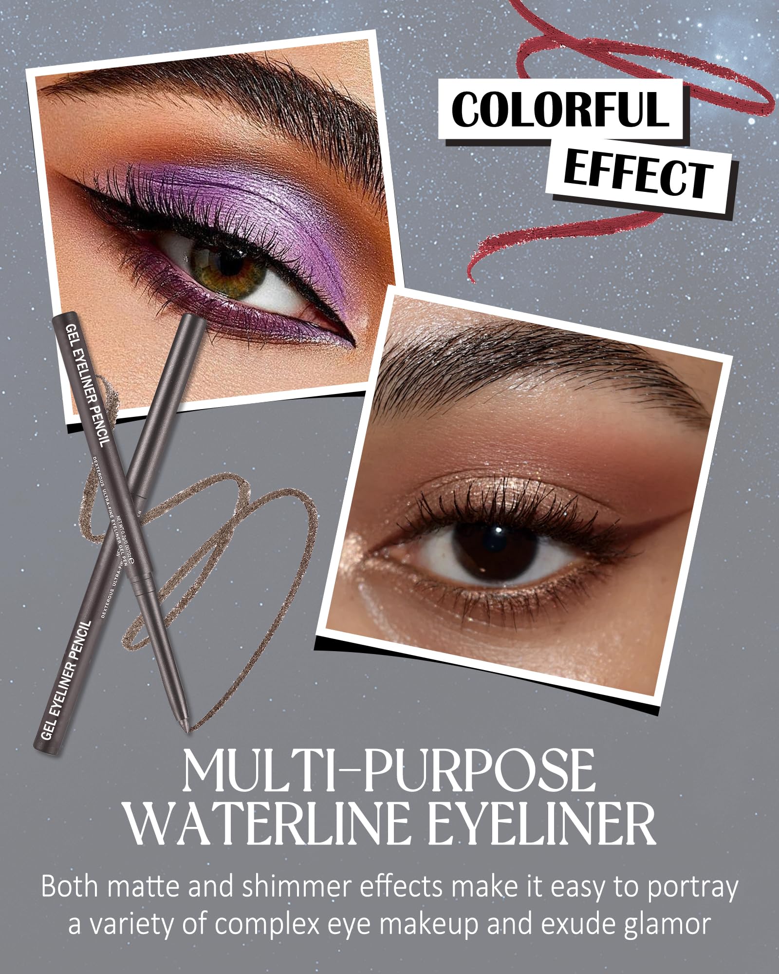 Lestpola precision eyeliner demonstrates long-lasting transfer-free performance.