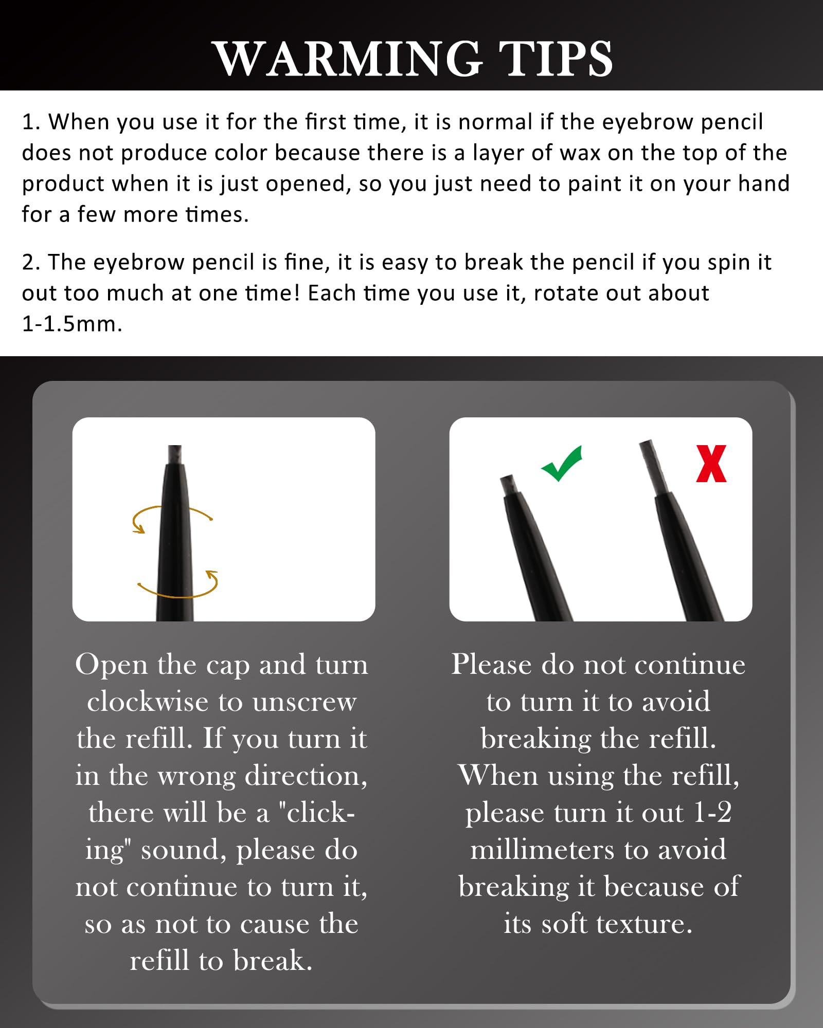 Lestpola spoolie brush blends brows for a natural finish.