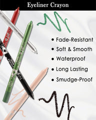 Lestpola Waterproof Long-Wear Smudge-Proof Eyeliner stays put in heat