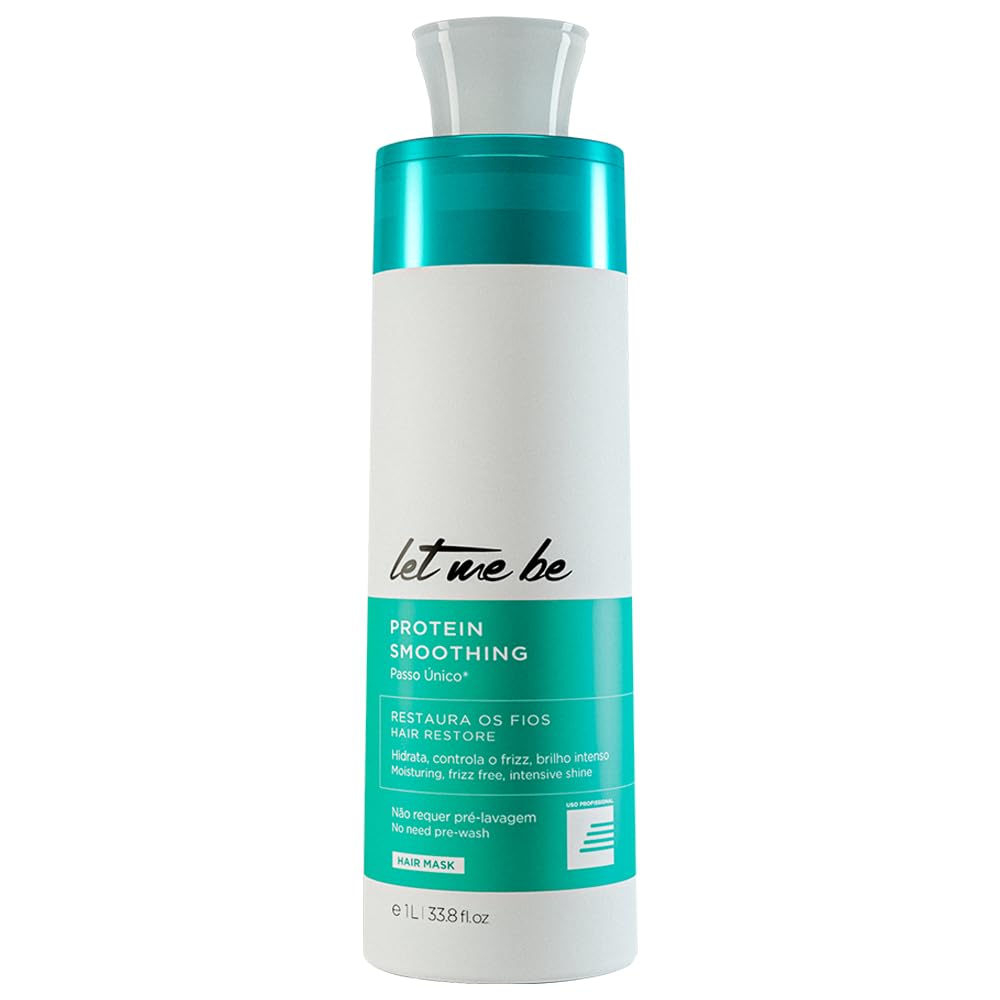 Let Me Be Protein Smoothing Treatment 1L bottle for professional conditioning and shine.