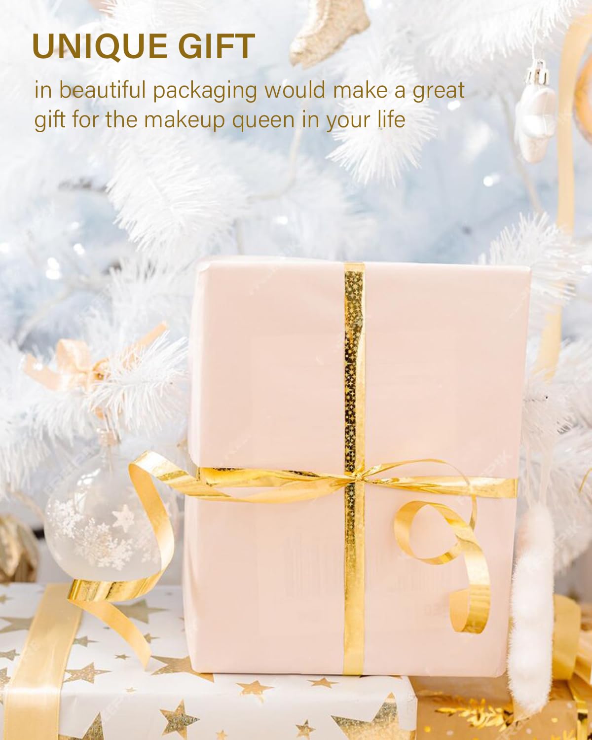 LETGO gift-worthy clear makeup case for birthdays or holidays.