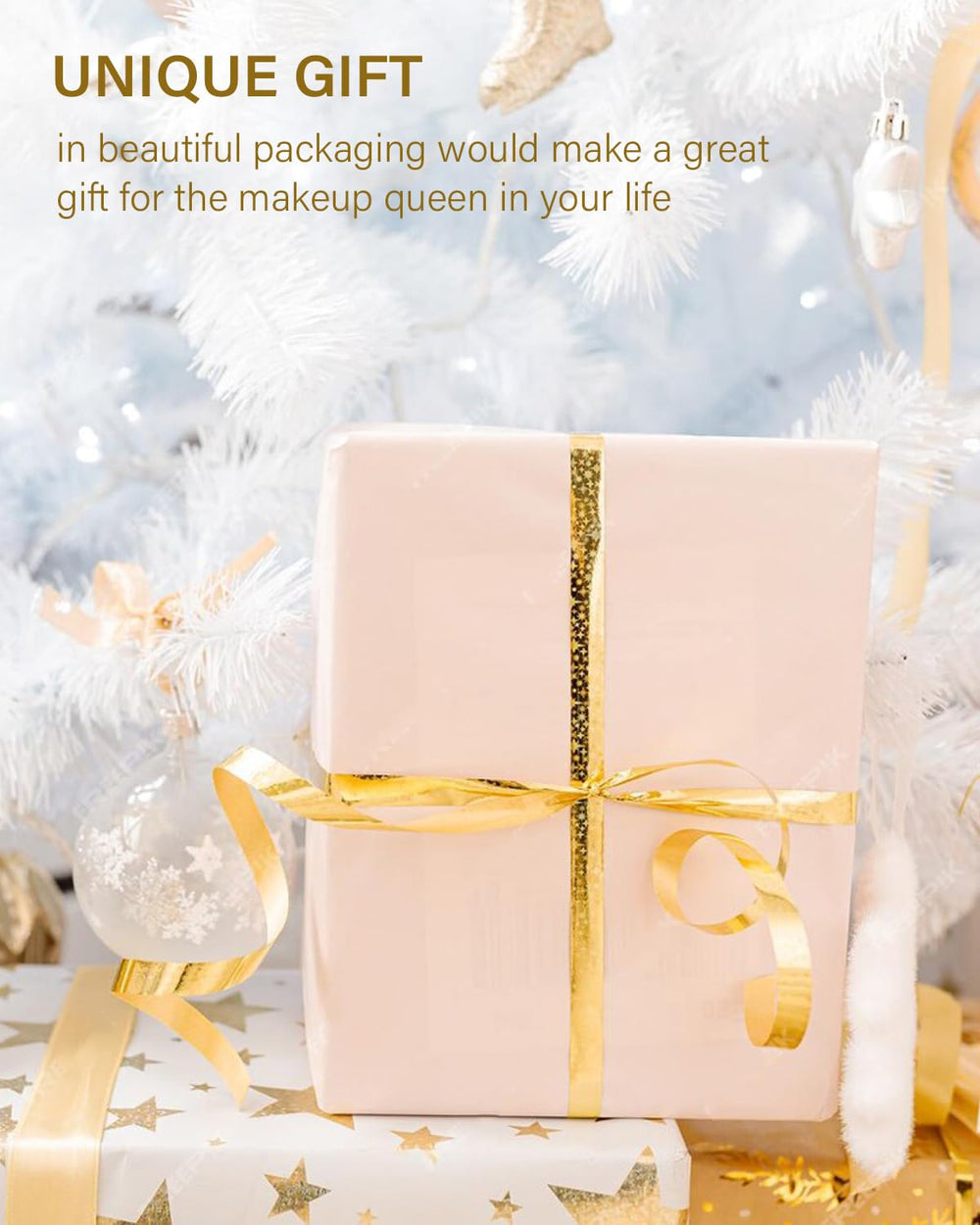 LETGO gift-worthy clear makeup case for birthdays or holidays.
