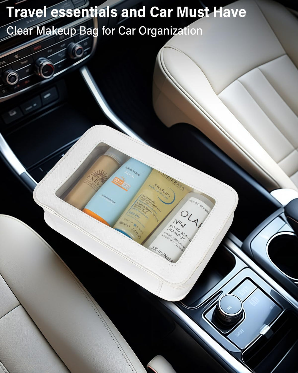 LETGO minimalist boxy design and PU leather finish looks chic on trips.