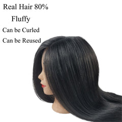 Leticia Real Hair Mannequin Head for precise cutting and textural practice.