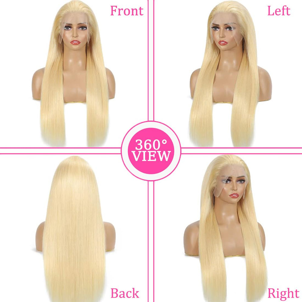 Letmieo 613 blonde wig breathable cap enhances comfort