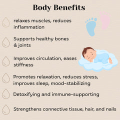 Let's Get Cozy Soak for Littles Blue Lagoon minerals enrich bath time skin care.