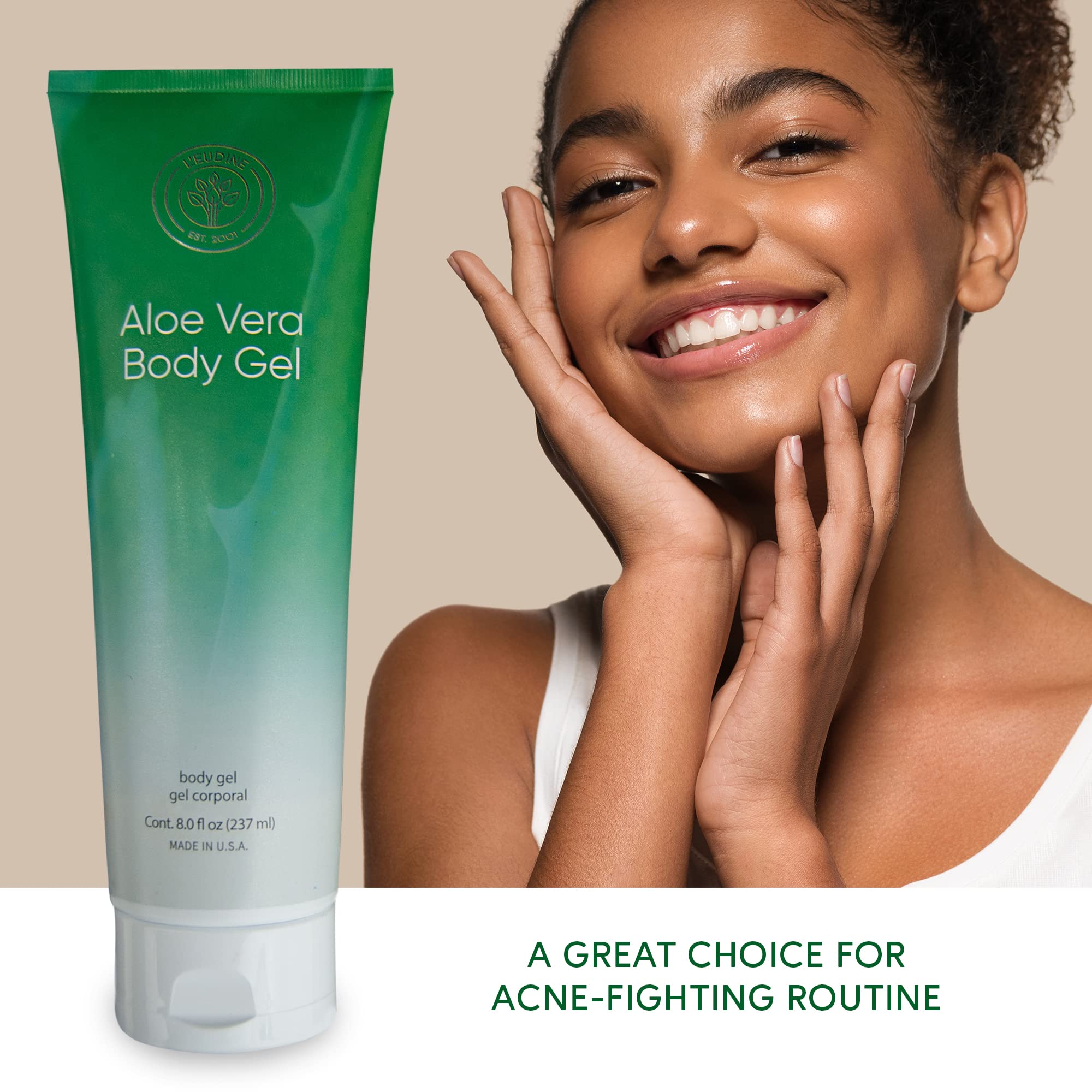 L'eudine Aloe Vera Gel supports scar texture and healing routines