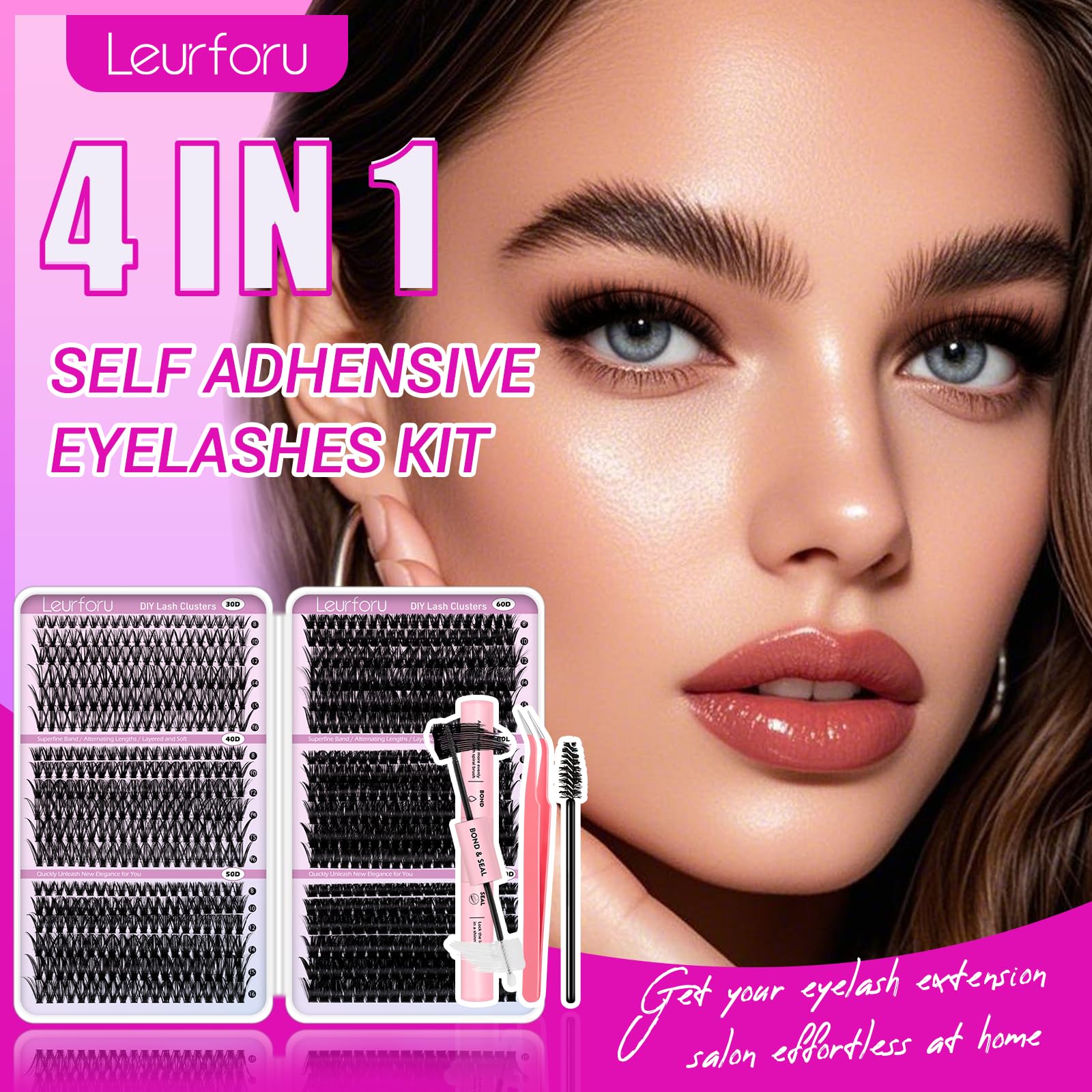 Leurforu Style options cat-eye to round eye demonstrated.