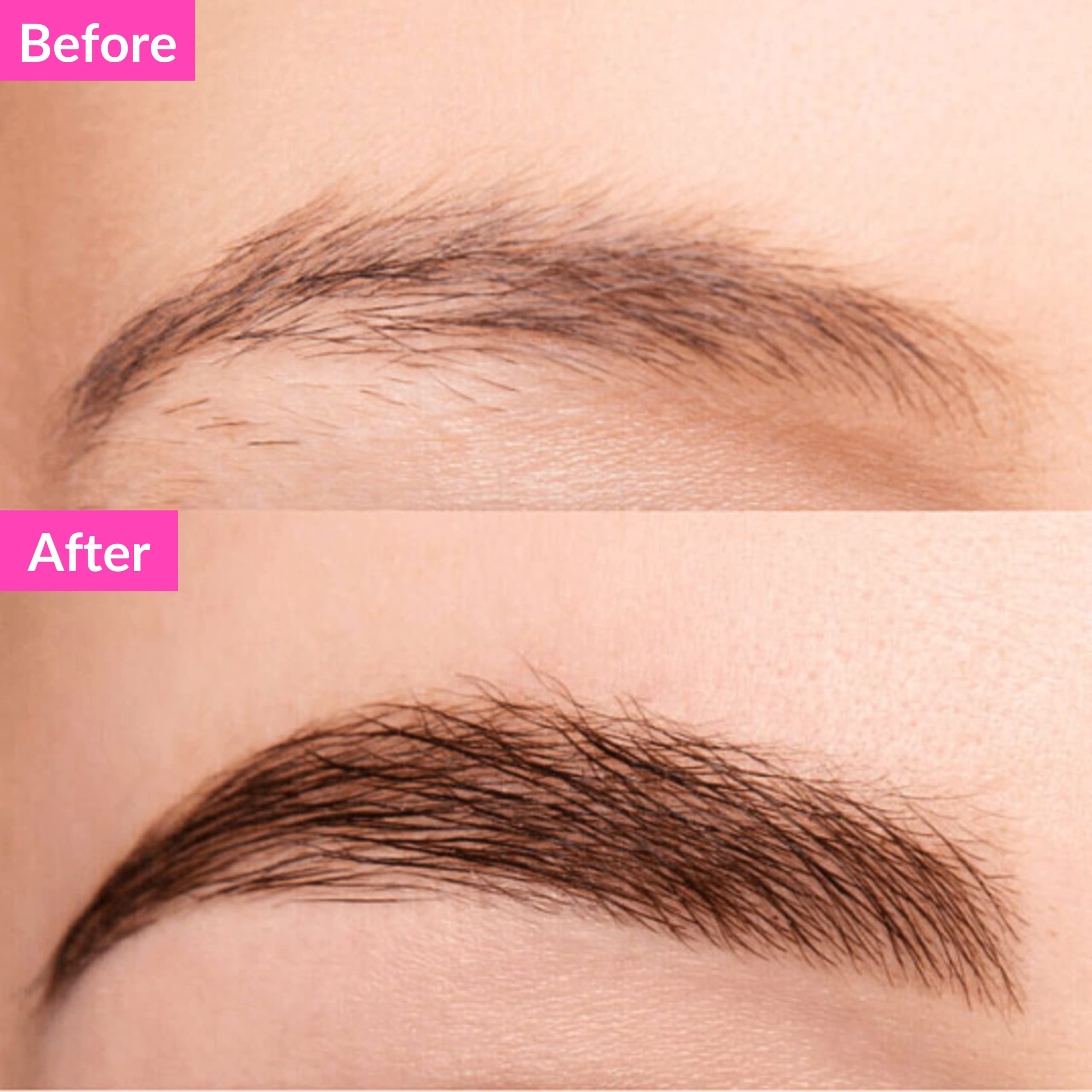LeVaye Show Brow Serum on a vanity scene with other skincare products