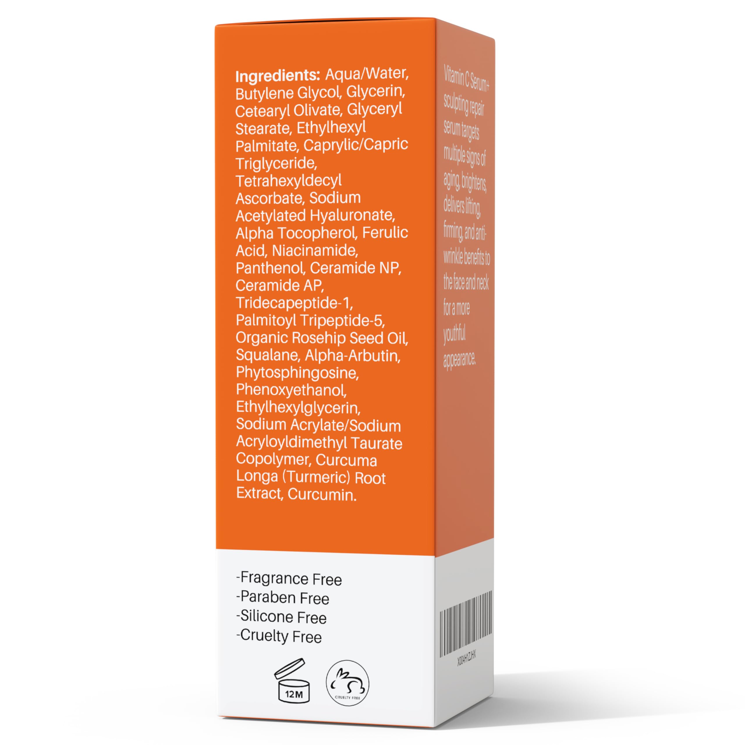 LeVaye' Vitamin C Serum in a night routine setup for daily care