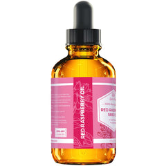 Leven Rose amber glass bottle protecting oil from light for stability.