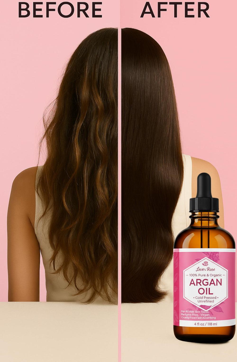 Leven Rose argan oil on face acts as a light daily moisturizer.
