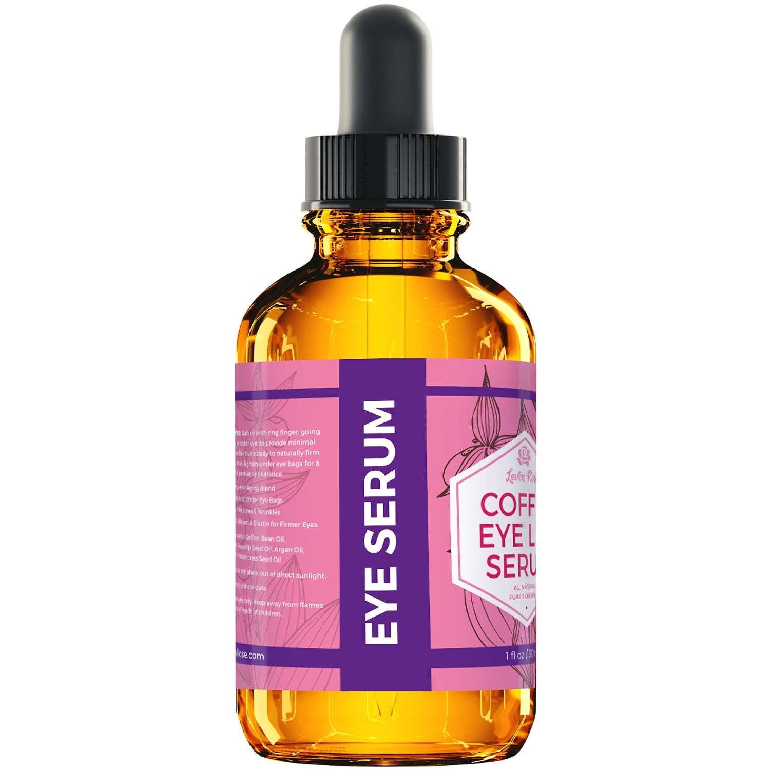 Leven Rose rosehip oil ingredient close-up highlighting anti-aging nourishment