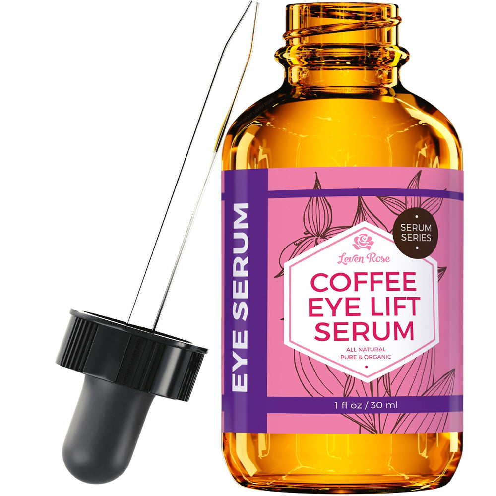 Leven Rose under-eye application demonstrating tightening for a refreshed look