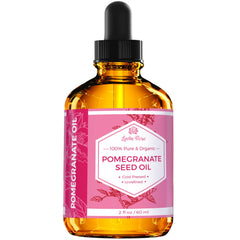 Leven Rose Pomegranate Oil bottle pour showing easy application