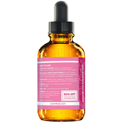 Leven Rose Pomegranate Oil on skin demonstrates rapid absorption and hydration.