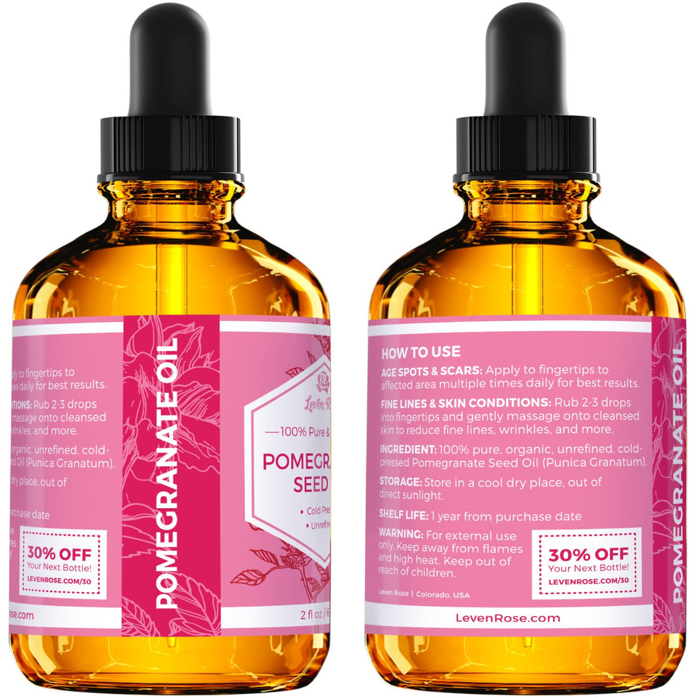 Leven Rose Pomegranate Oil skin-hydration suitable for all skin types