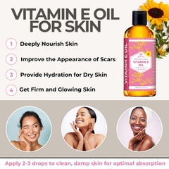 Apply Leven Rose Vitamin E Oil to damp skin for enhanced absorption and nourishment