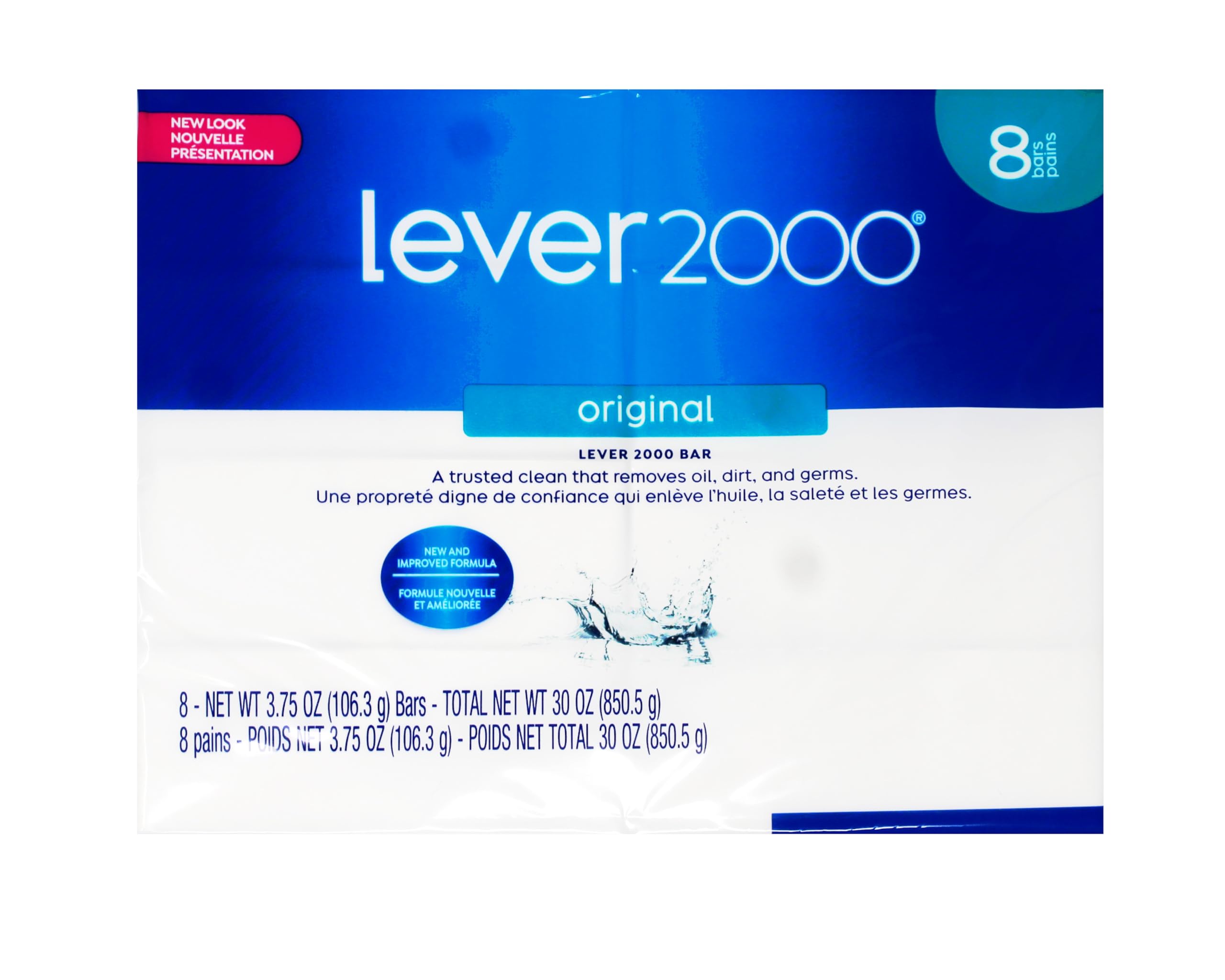 Close-up of Lever 2000 Original Bar Soap texture showing rich, gentle cleansing.