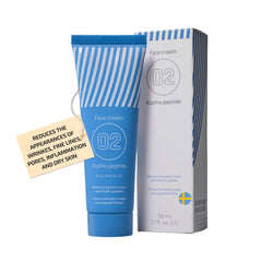 EiE peptide face moisturizer bottle for daily hydration