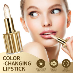 Levora lipstick swatch on arm reveals evolving shade with hydration