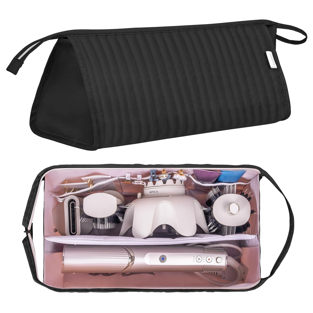 Lexeeco Dyson Airwrap travel case open view organized interior
