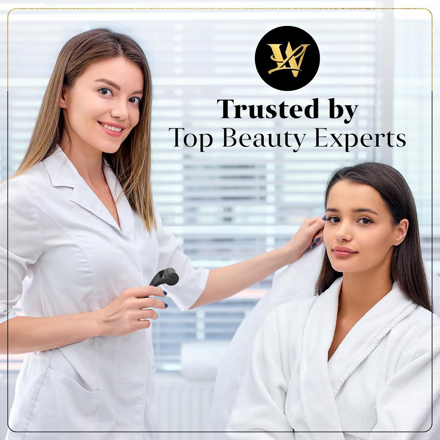 Compact Lexi White Beauty derma roller travel-friendly case