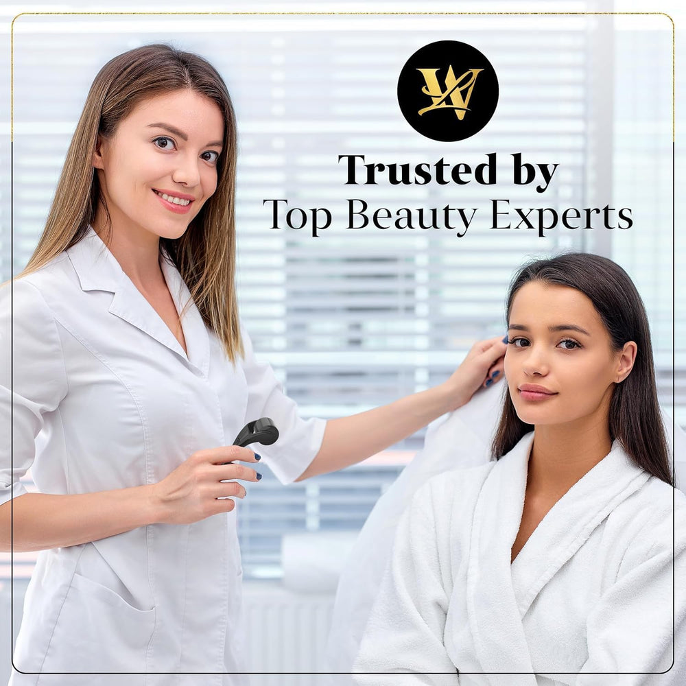 Compact Lexi White Beauty derma roller travel-friendly case