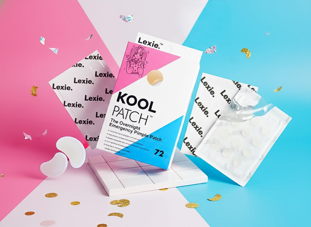 Lexie Kool Patch pack includes 72 hydrocolloid patches.