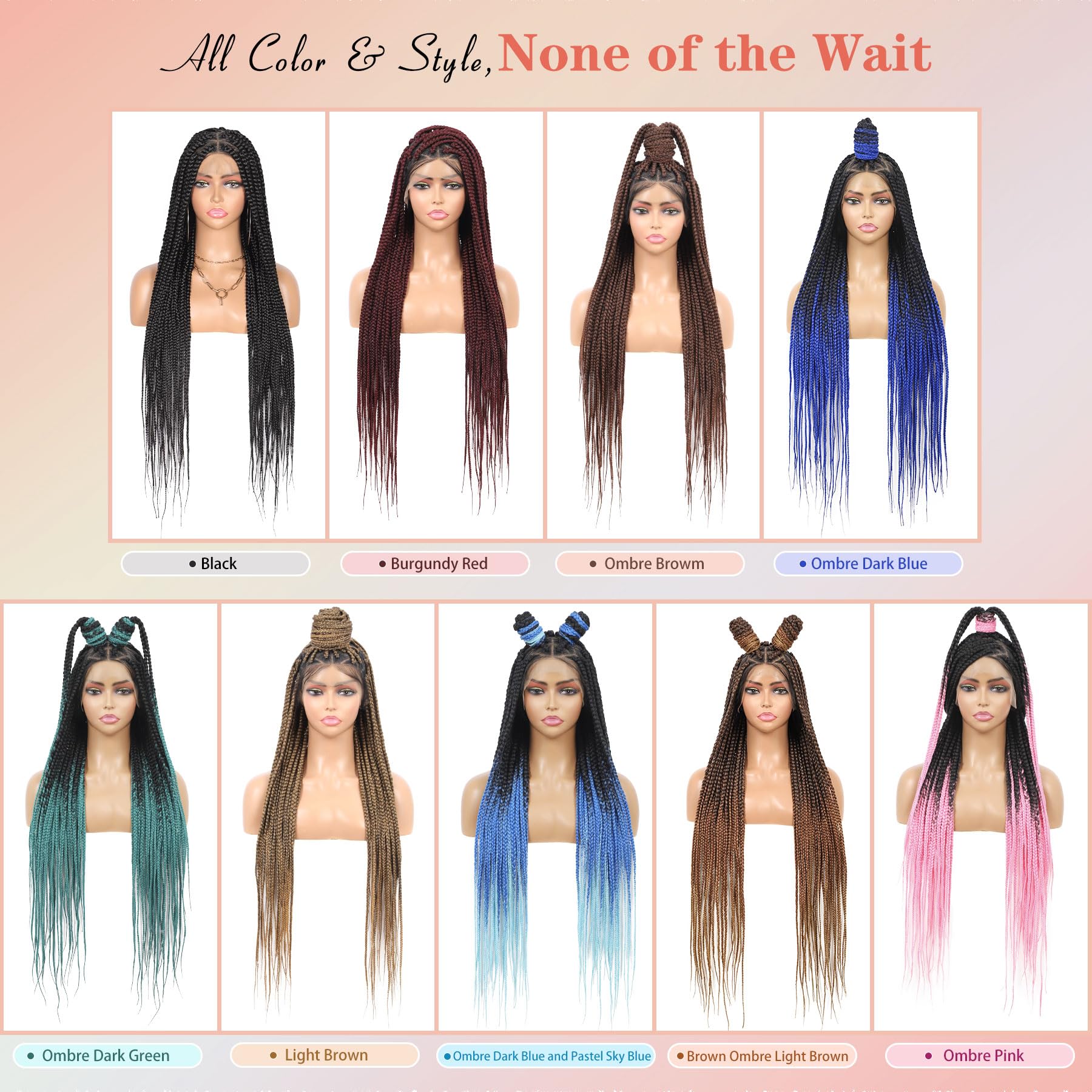 Lexqui deep black braids with natural shine