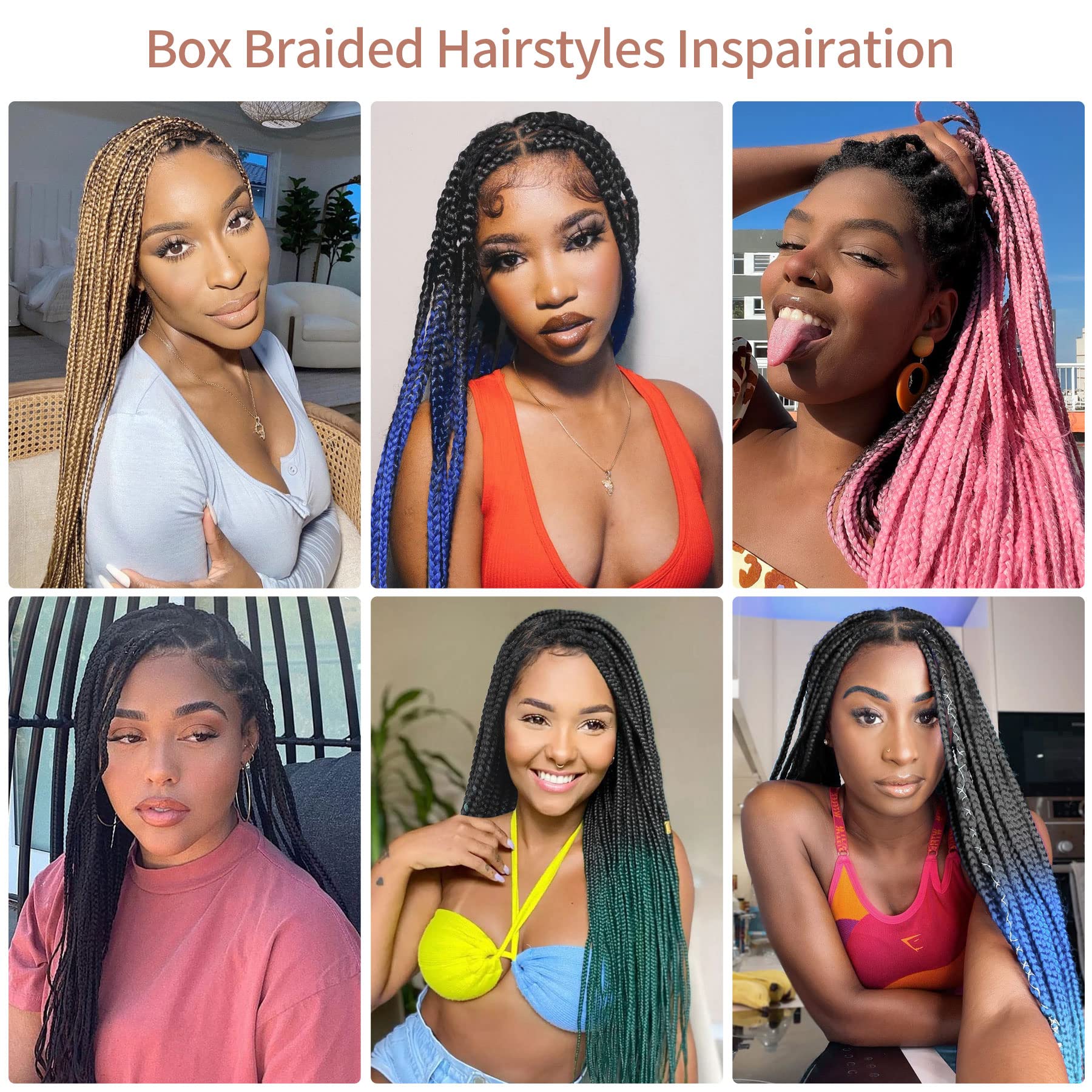 Lexqui easy-install full lace braided wig for quick styling