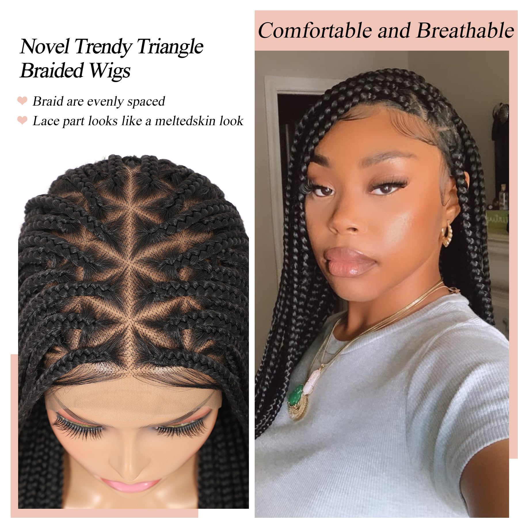 Lexqui triangle-part design detail for modern scalp illusion