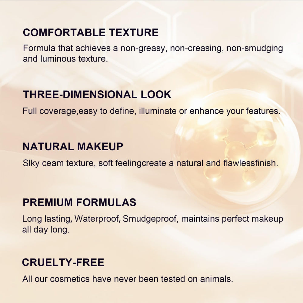 Lezero long-wear contour sticks deliver lasting color.