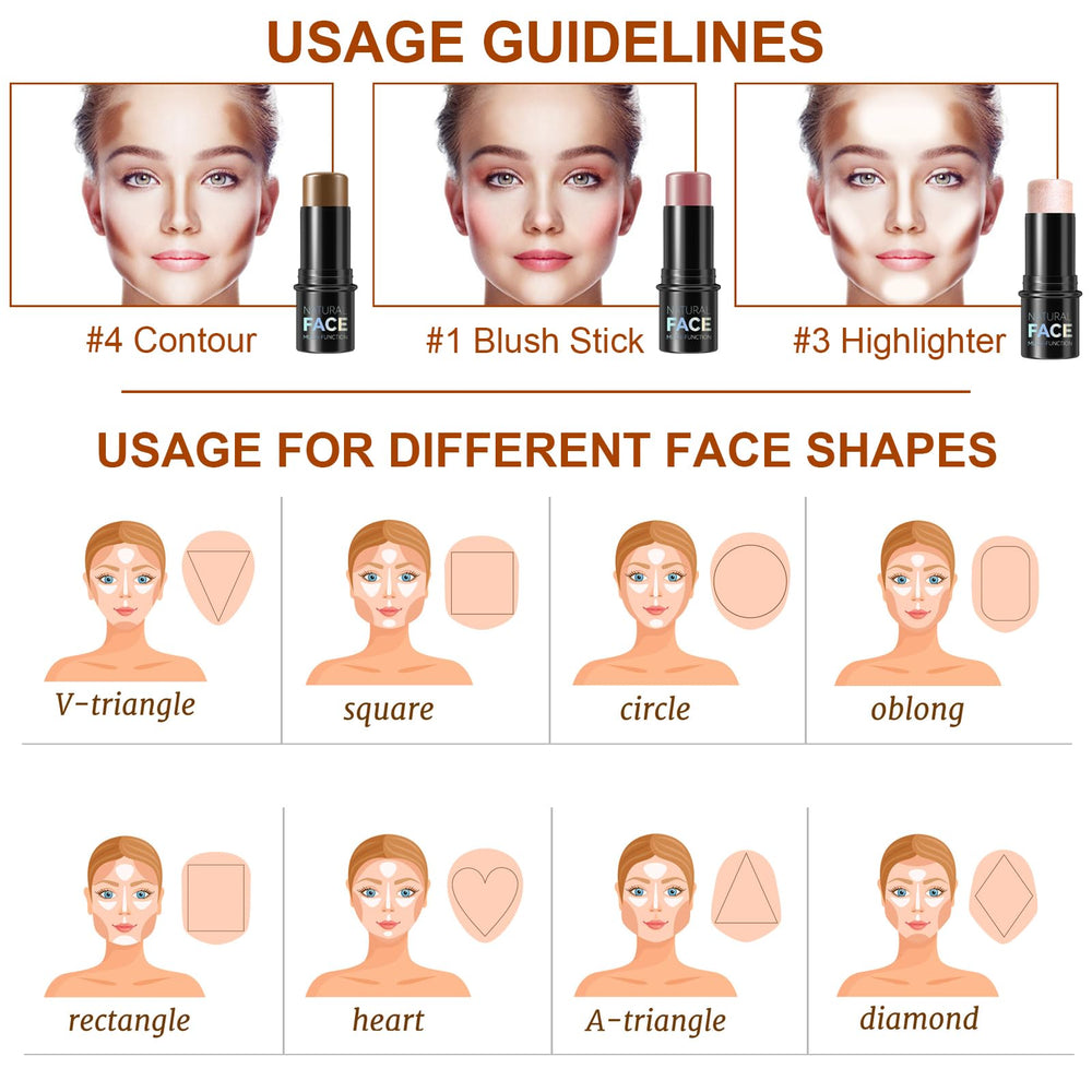 Lezero contour kit waterproof formula stays put through the day.