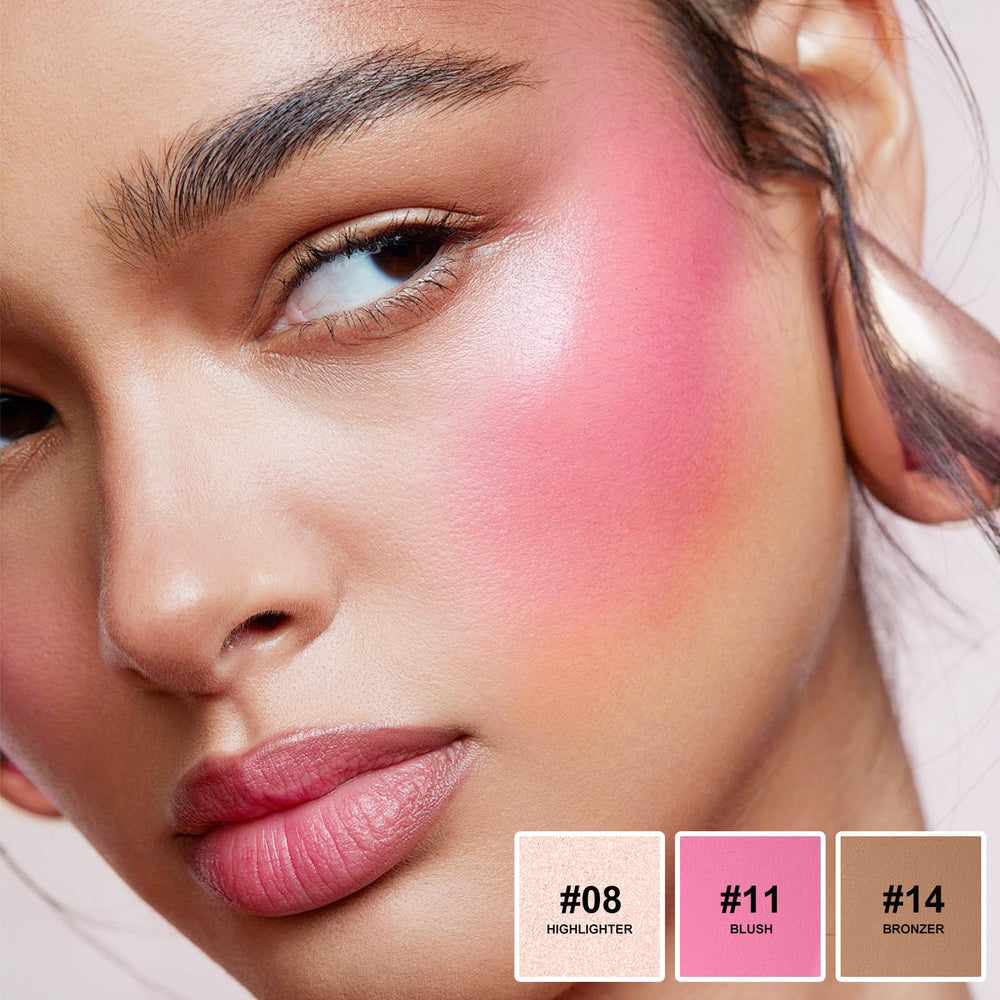 Lezero Highlighter Stick light fair swatch for natural gleam and brightening
