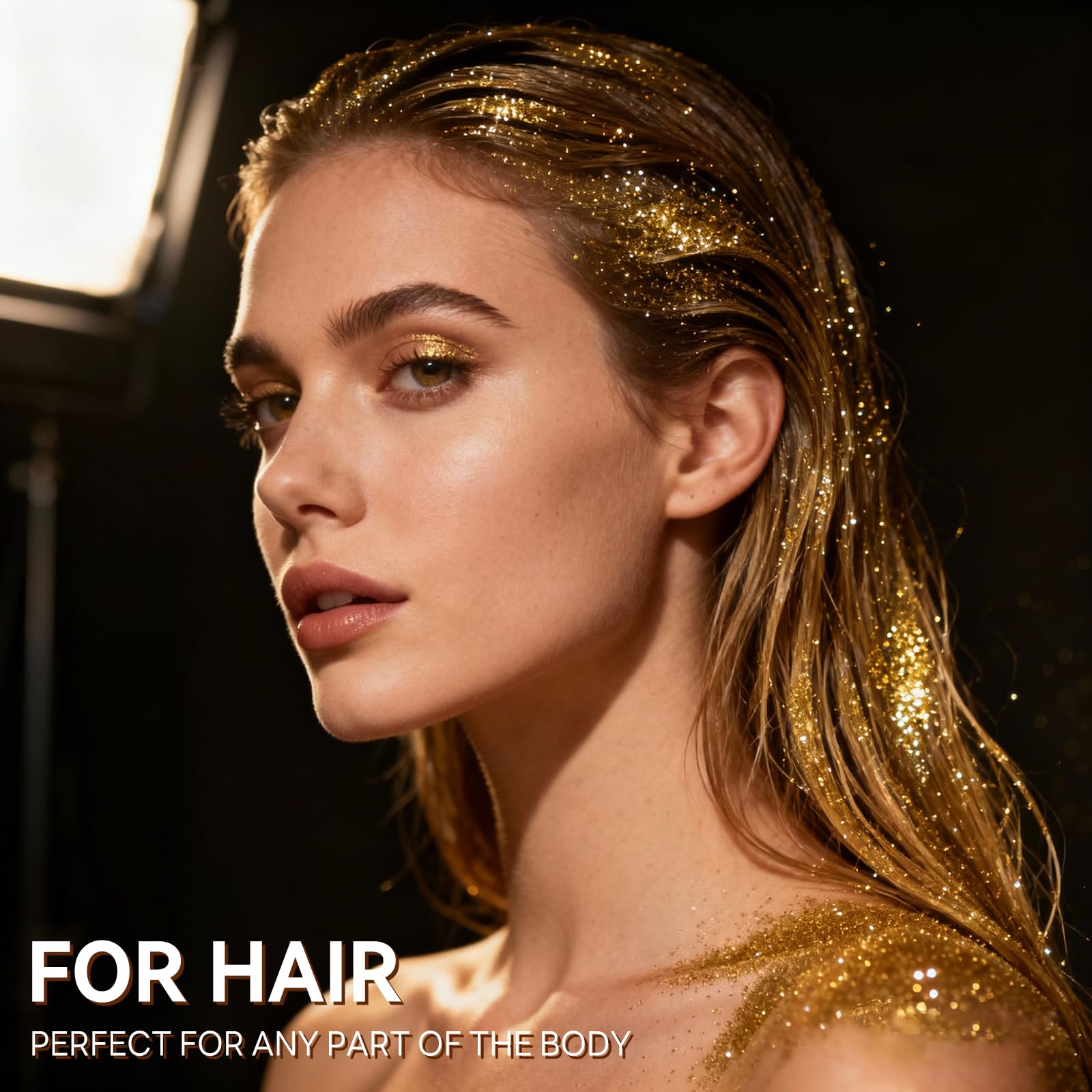 Lezero glitter spray on clothes delivers quick-dry, photo-ready shimmer.